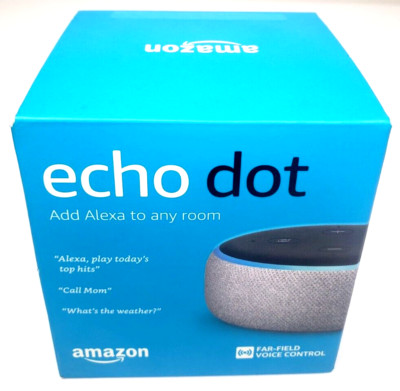 Amazon Echo Dot (3rd Generation) Smart Speaker - Charcoal 841667145402 ...