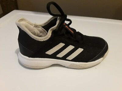adidas gazelle silver green womens Adidas Adizero Club BlackWhite Junior Tennis Shoes main image 1