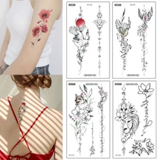 Temporary Tattoos Body Arm Tattoo Sticker Half Sleeve Fake Waterproof Women Men
