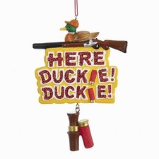 Here Duckie Duckie Ornament