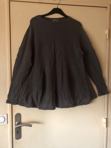 Robe De Maternité Fleurie NORTHLAND Marron Taille S - Fabriquée En Italie, Occasion Très Bon état