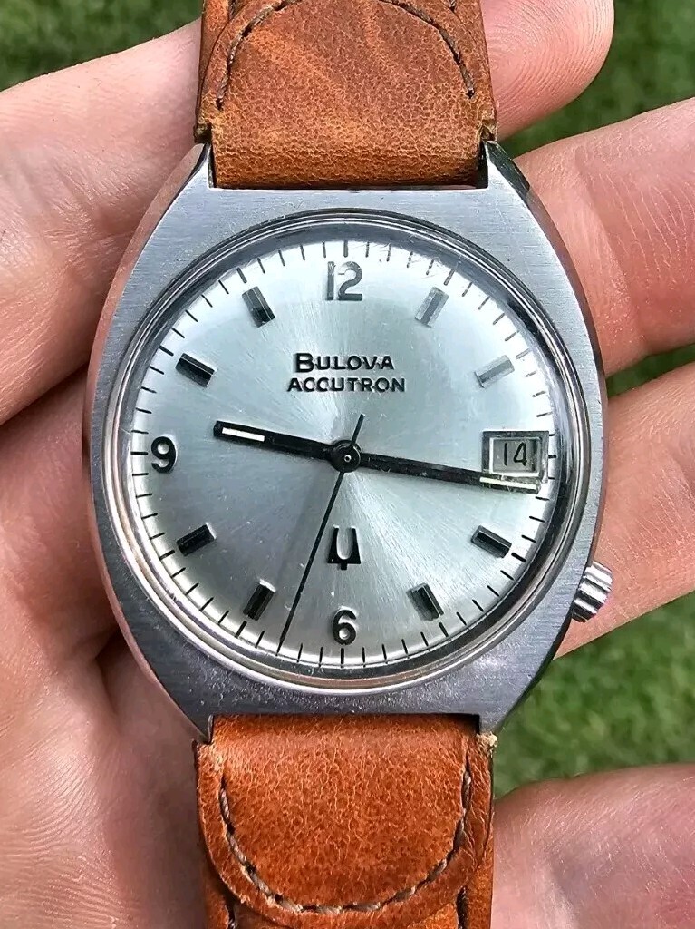 Pièces Pour Montre Bulova Accutron 218 : Bascule 204 + Ressort 202 - Occasion