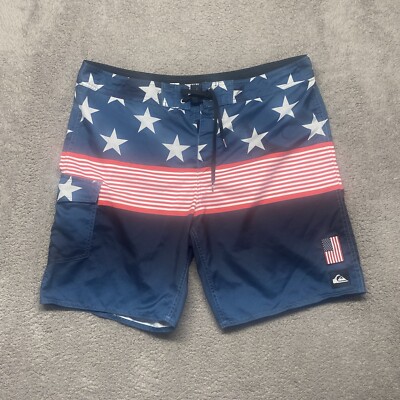 Calhoun Herren Badeshorts Mit State Flag Design – Elastischer Bund, Mikrofaser-Innenfutter