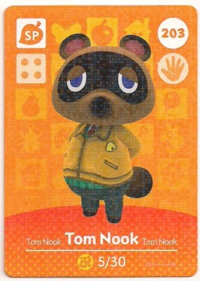 アミーボカード Animal Crossing amiibo Card: Tom Nook 203 SP Series 3 Special
