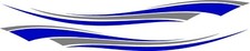 2 Rv Camper Trailer Truck Boat Accent Stripe Decals Graphics Cust.colors- St05