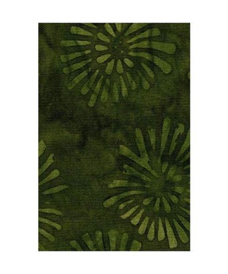 Java Garden Batik Composition Notebook - Small Unruled Notebook - 6x9 Blank Note