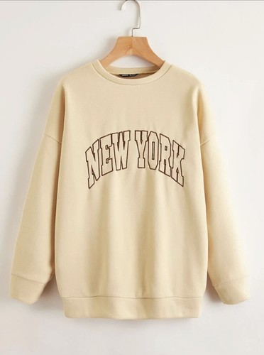 Embroidered Sweatshirt Jumper Size 