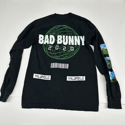 Bad Bunny OFFICIAL MERCH Minecraft Long Sleeve T-Shirt YHLQMDLG