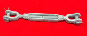 UNBRANDED 3/4" JAW AND JAW TURNBUCKLE LENGTH: 15-3/4" WIDTH: 2-5/8"