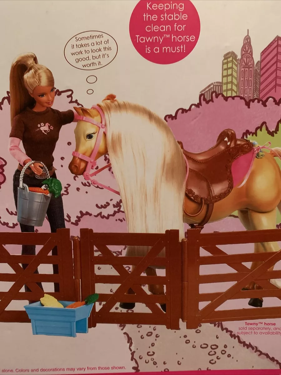 Barbie dream cheap horse stable