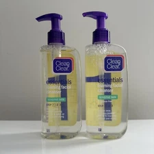 (2) Clean & Clear Essentials Foaming Facial Cleanser Sensitive Skin 8 Oz