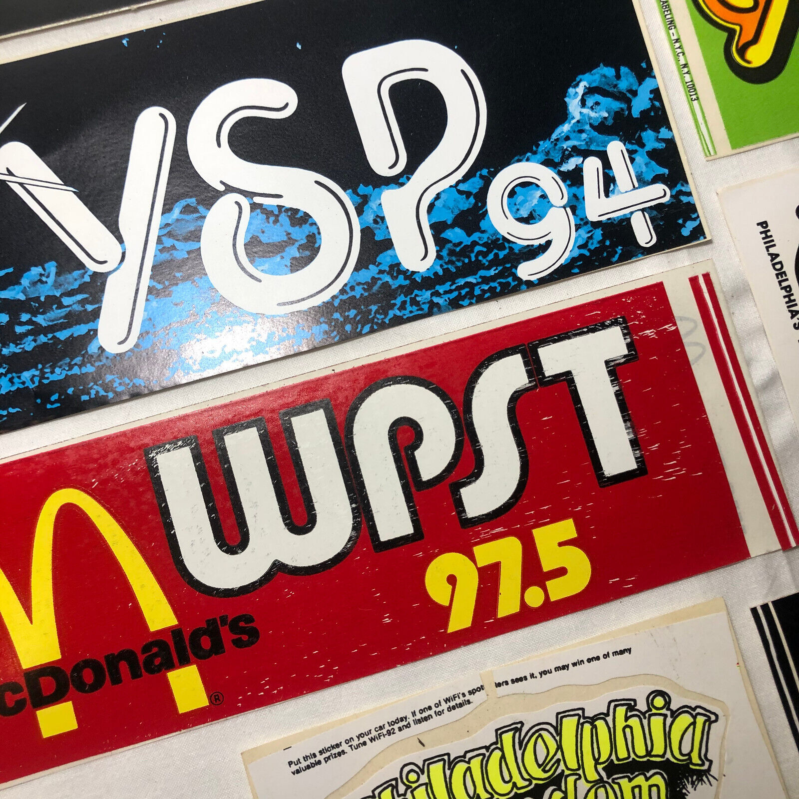 WFMU Bumper Sticker 90s Vintage Legendary 