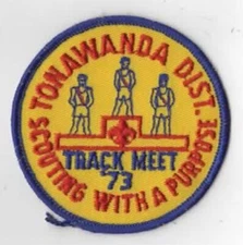 1973 Track Meet Tonawanda District Scouting with a Purpose BLU Bdr. [YA1217]