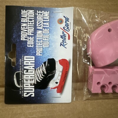 NEW Pink Supergard Blade Edge Protectors Roller Gard Ice Skates Cover Hockey