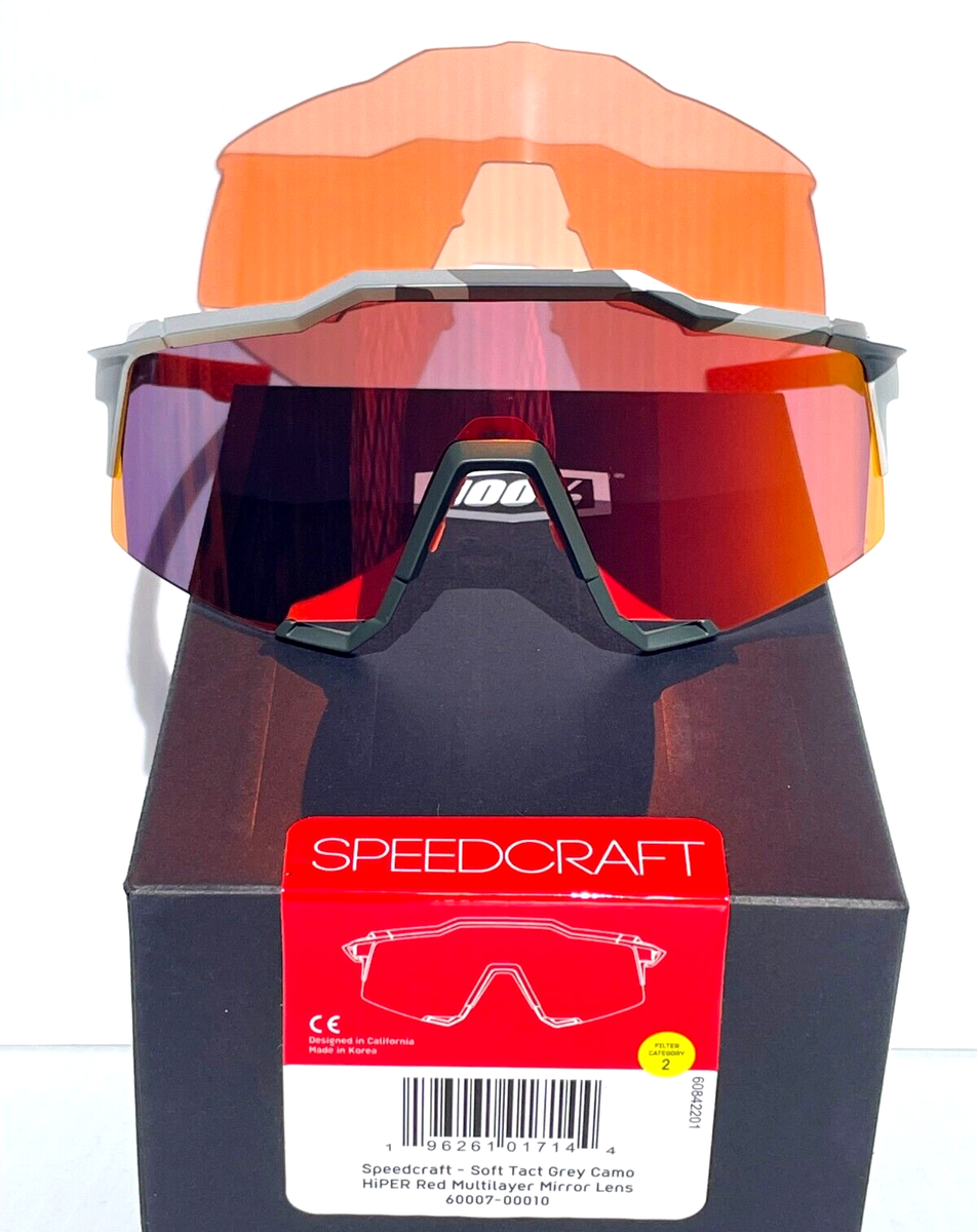 100% Percent SPEEDCRAFT Soft Tact Grey Camo HiPER Silver 100% Percent SPEEDCRAFT Soft Tact Grey Camo HiPER Silver