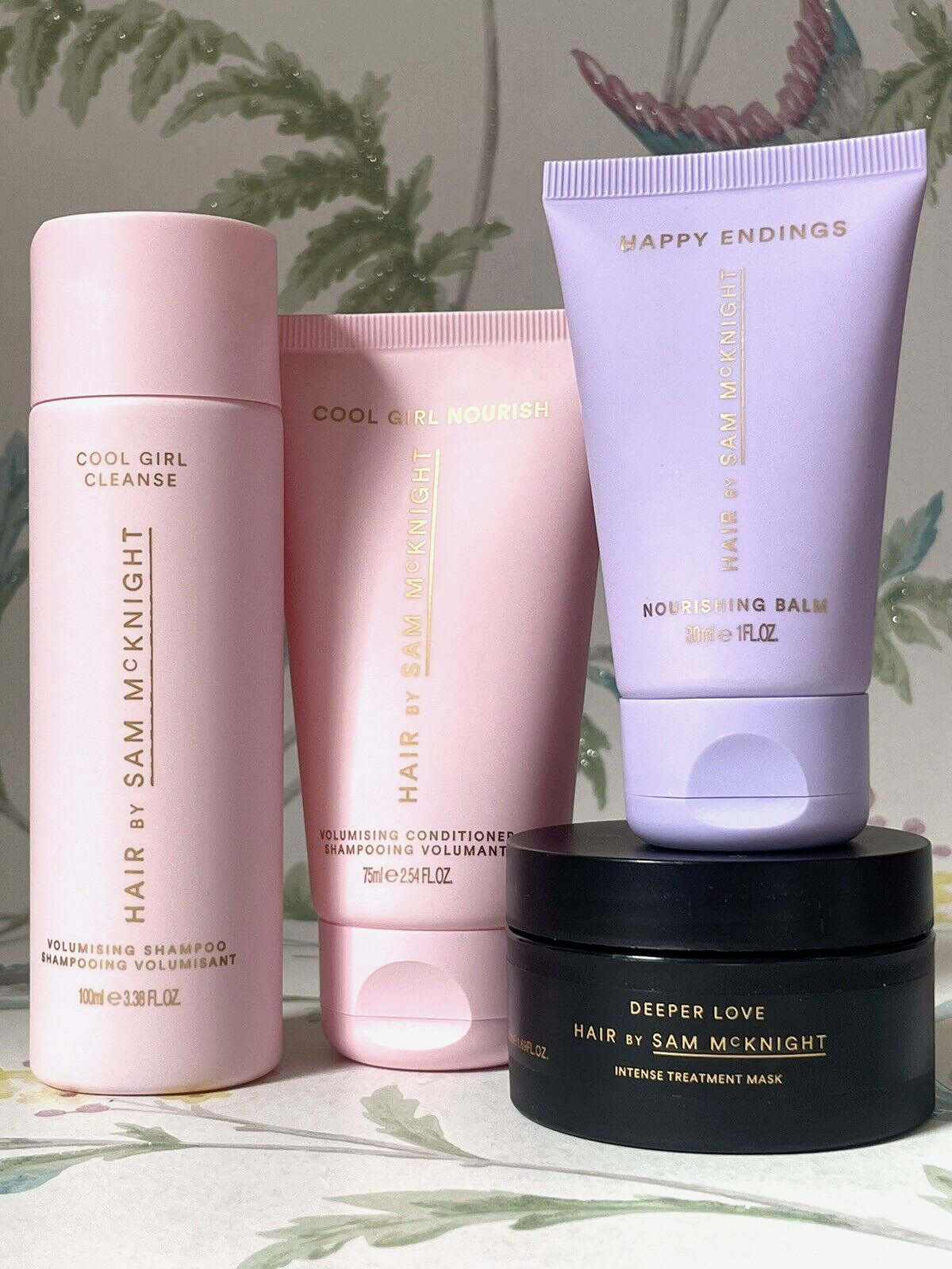 Sam McKnight Cool Girl Shampoo Conditioner Deeper Love Happy Endings Hair Care