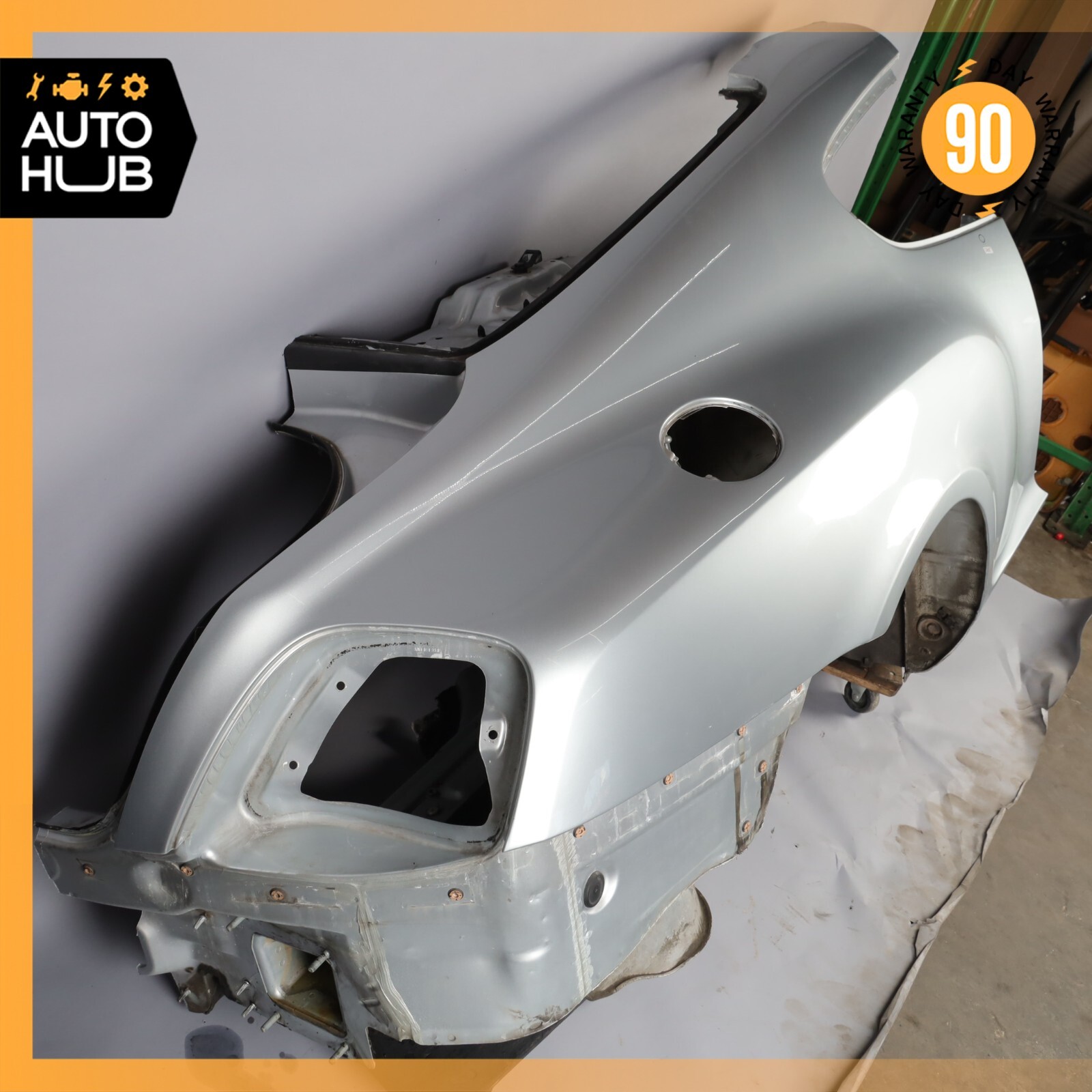 03-10 Bentley Continental GT Coupe Rear Right Side Quarter Panel Cut OEM