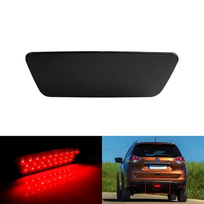 JDM Style Smoke Lens LED Rear Fog Light Kit For Nissan Juke F15 X-Trail T32 Leaf