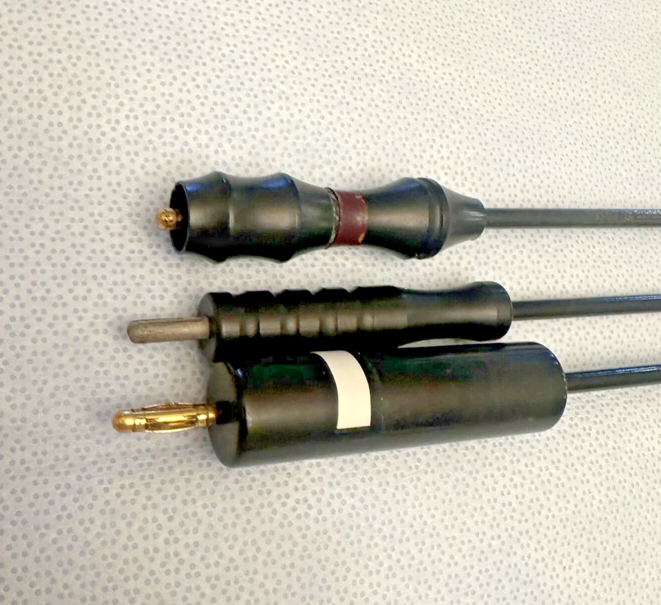 Set Of 3 Surgical Direct Monopolar Electrodes W/ Cable L hook,  J hook, Spatula - Image 2 of 4
