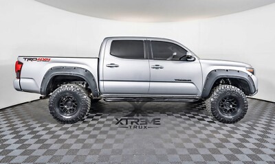 Paintable Pocket Rivet/Bolt Style Fender Flares – Full 4-Piece Set For 2016-2017 Toyota Tacoma 4 thumbnail image