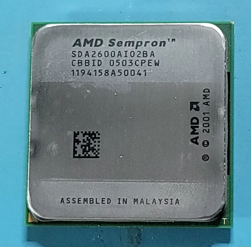 AMD Sempron 2600 SDA2600AIO2BA+ 1.6GHz Socket 754 CPU (AS01)