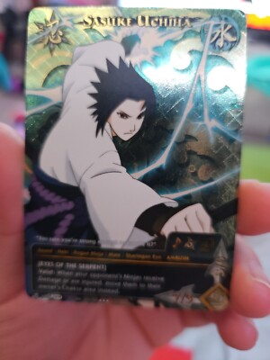 2010 Naruto CCG S19 N1005 Sasuke Uchiha Super Rare PSA Graded NM