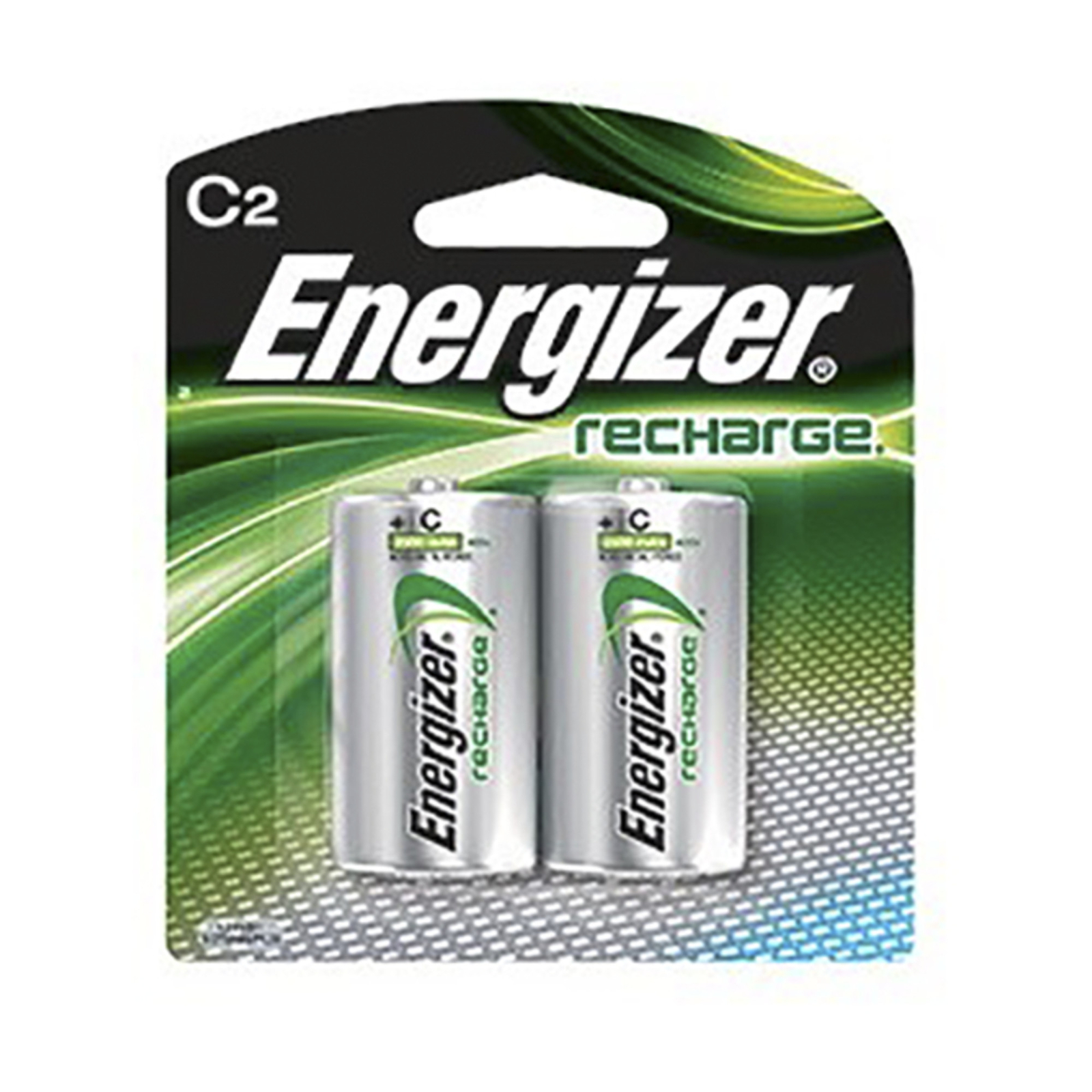 Energizer Recharge Power Plus Rechargeable Batteries, C, Pack of 2-image