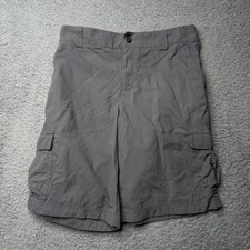 Under Armor Shorts Youth Large Gray Cargo
