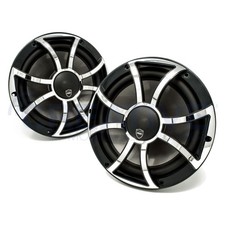 Wet Sounds REVO CX-10 XS-B-SS Black Stainless XS Grill 10" Marine LED Speakers