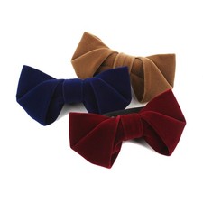 Men's Velvet Pre-Tied Bow Neck Tie Wedding Party Business Formal Tuxedo Bowtie