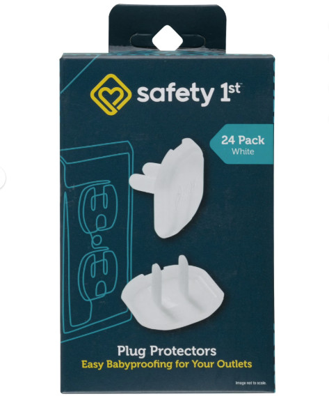 24 PCS Safety Outlet Plug Protector Covers Child Baby Proof Electric Shock Guard