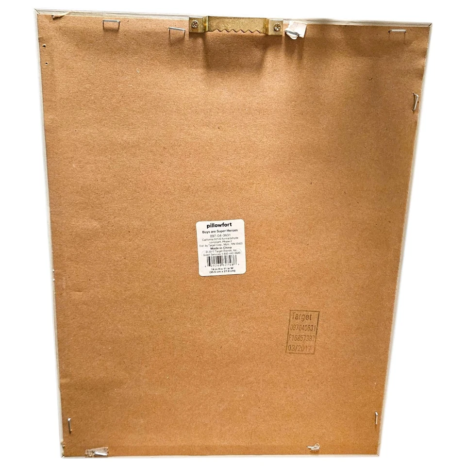 Letrero de arte de pared para niños - Pillowfort "Los niños son solo superhéroes disfrazados" 14"x11" Foto 2 de 3