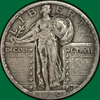 1920 Standing Liberty Quarter Extremely Fine XF Coin #38221