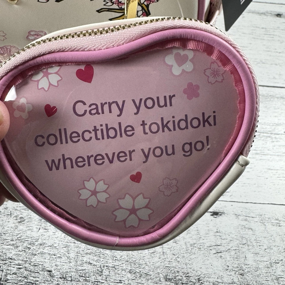 Tokidoki Unicorno Flor de Cerezo Mini Mochila con Bolsa Transparente Llavero Nueva Foto 3 de 4