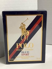 Ralph Lauren Polo Blue Sport Edt 75ml/2.5FL OZ-Brand New Sealed-Discontinued