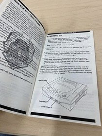 Virtua Cop 2 II Sega Saturn Game Instruction Manual Only