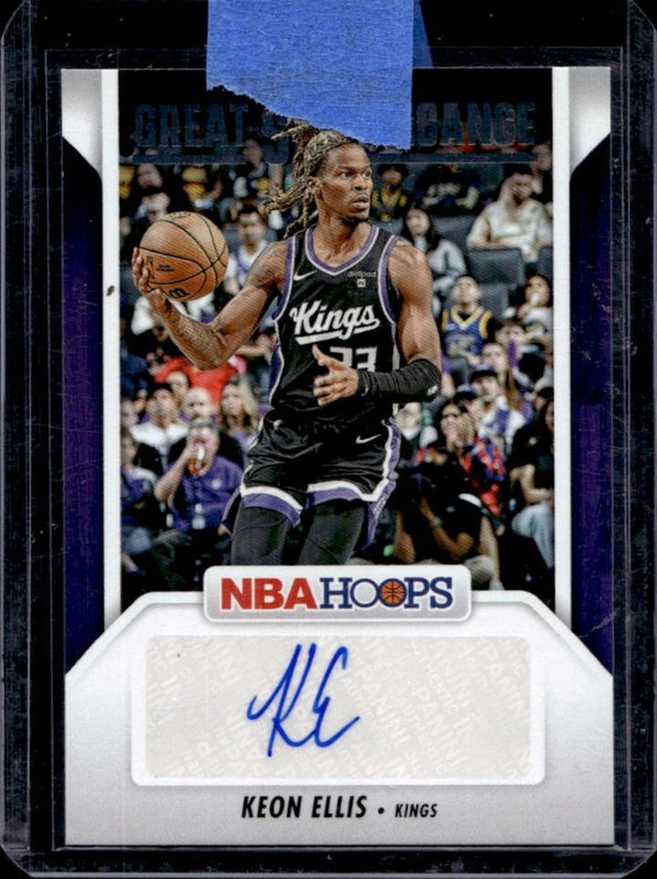 2024-25 Panini Hoops Keon Ellis Great SIGnificance Auto Autograph #GS-KEK Kings