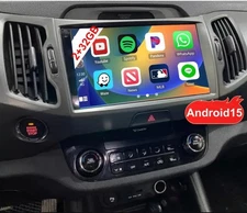 For 2010-2016 Kia Sportage Android 15 Carplay Car Stereo Radio WIFI GPS + Camera