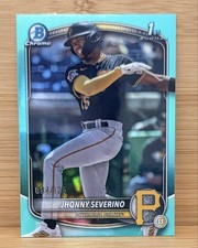 2025 Bowman Chrome - Prospects Jhonny Severino  #BCP-233 Aqua Refractor /125