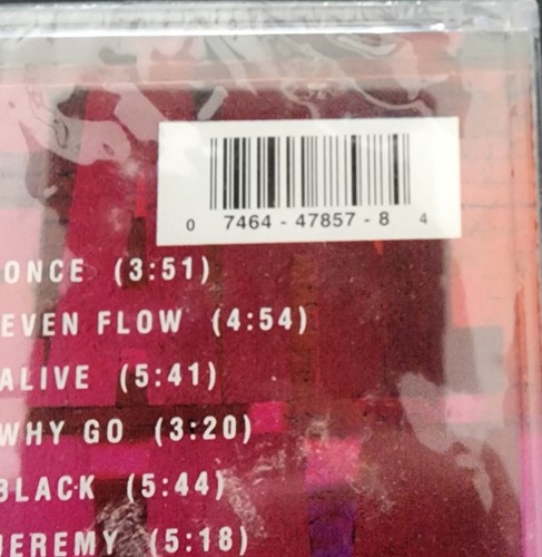PEARL JAM ten SEALED U.S. EPIC ZM 47857 MD MINIDISC - Picture 5 of 6
