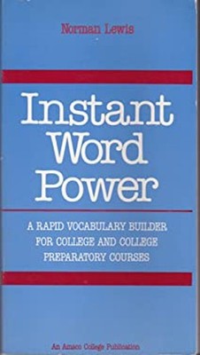 Instant Word Power Paperback Norman Lewis