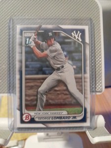 2024-Bowman 1st-George Lombard Jr- Bp-79 Mint Gem- Up And Coming Star,nice power