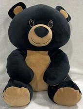 Huggy Huggables 12” Spandex Black Bear Fiesta