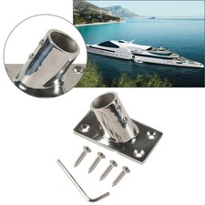 Boat Yachts Hand Rail Fitting 7/8"60 Degree Rectangular Base