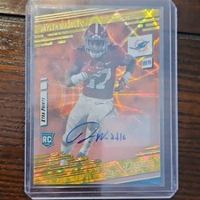 Panini 2021 Prestige Rookie Autographed Jaylen Waddle #213 Xtra Points Dolphins