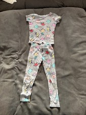 Carter  s Girls Pajama Set Fruit Characters Size 5 Gray