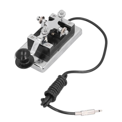 Morse Code CW Telegraph K-4 Hand Key Short Wave Radio Morse Morse Code - Zdjęcie 9 z 12