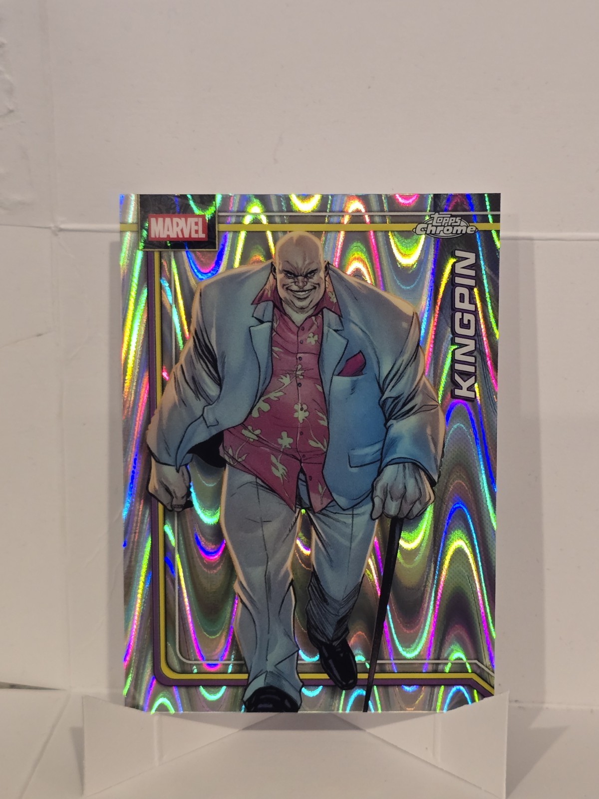 Kingpin 2026 Topps Chrome Marvel #65 Raywave Refractor