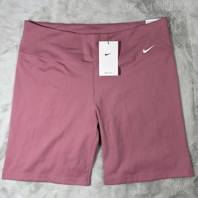 Nike Women s Shorts Size- XL Color-Pink  DD0243-667 DRI-FIT With Pocket