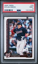 2025 TOPPS #74 DYLAN CREWS PSA 9